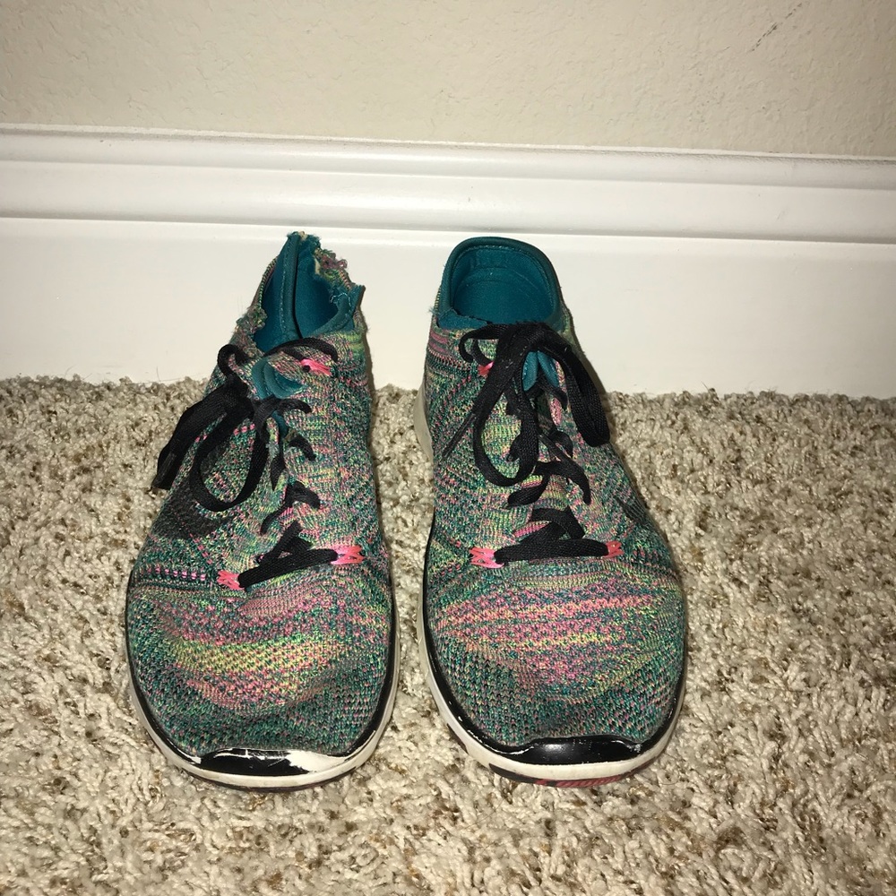 Multi colored Nike flyknit